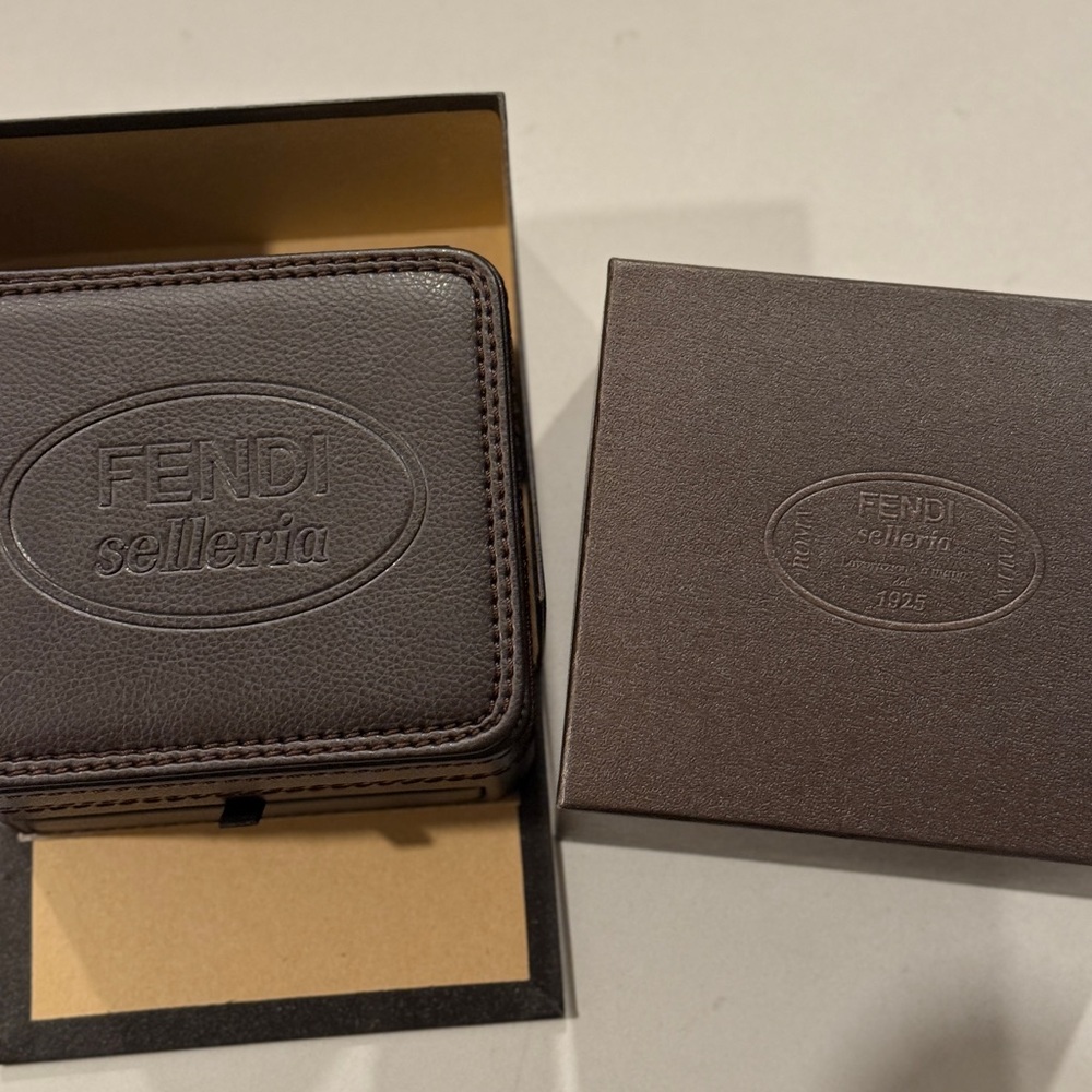 FENDI Selleria Watch Storage Case W Drawer